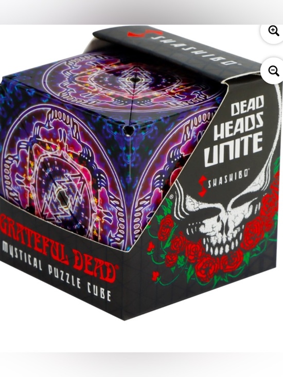 New-Grateful Dead Haight-Ashbury design Kaleidoscope magnetic fidget cube